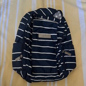 Ju-Ju-Be Navy and White Striped Baby Bag